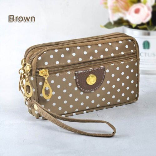 Fashion Women Wallets Small Handbags Canvas Zipper Clutch Coin Purse Pocket 1PC