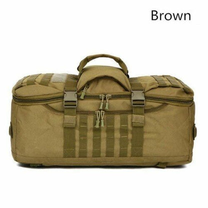 60L Tactical Backpack Camping Hiking Trekking Bag 900D Waterproof Travel Outdoor