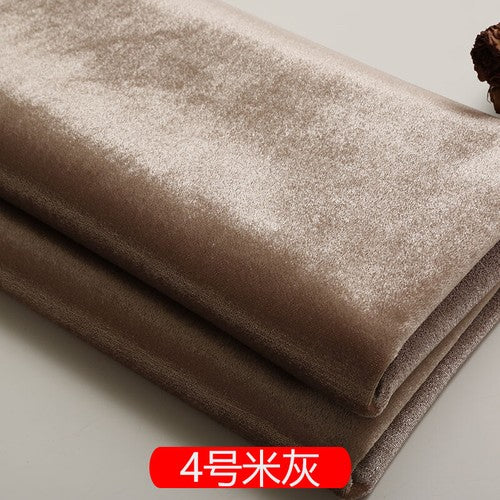 Sofa Upholstery Velour Fabric Thick European Soft Roll Cushion Velvet DIY Cloth