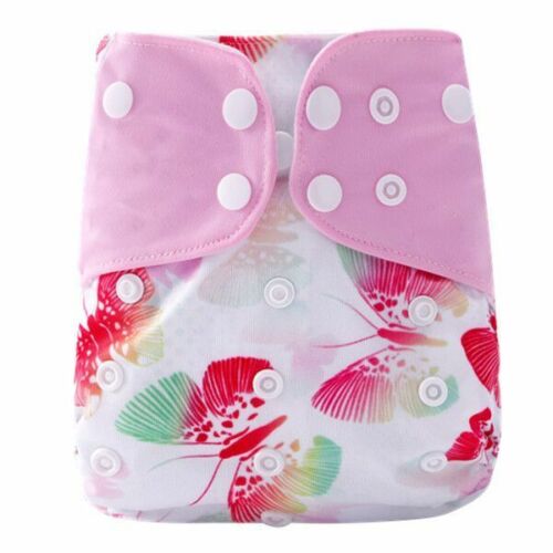 Cloth Diapers Reusable Adjustable Baby Nappies Washable Newborn Training Pants
