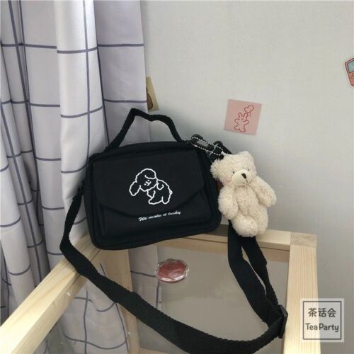 Bags Ladies Canvas Printed Cute Envelope Bag Student Shoulder Bag Evening Purse