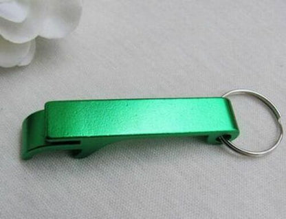 Personalized Bottle Opener 50pcs Custom Engraved Key Rings Wedding Name Gift Day