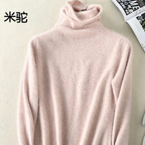 Women Sweaters Turtleneck Pullover Cashmere Knitted Soft Warm Clothes Jumper Top