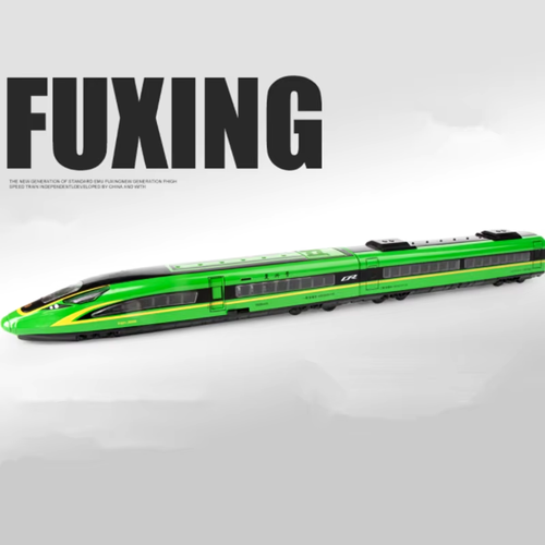 Alloy High-Speed Train Model Diecast Metal Toy Rail Electric High-Speed Train Me