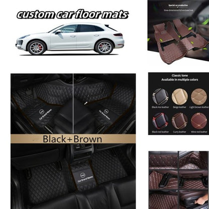 For Audi All Models Car Floor Mats Luxury Custom Carpets Waterproof Cargo Liners