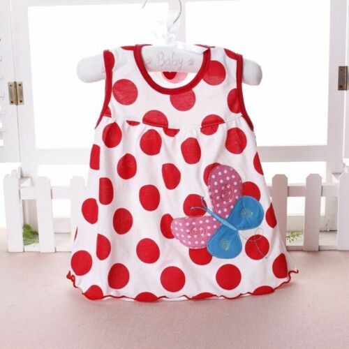 Baby Dress Girls Infantile Cotton Children's Clothes Flower Style Kids Clothing