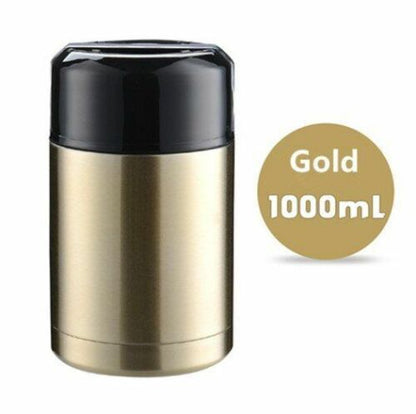 Thermos Lunch Box 800ML/1000ML/1200ML Portable Stainless Steel Food Containers