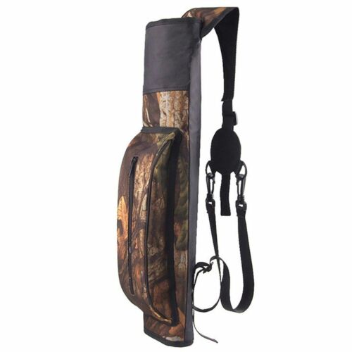Archery Quiver Back Bag Shoulder Bag Holder Arrow Pouch Single Double Shoulder