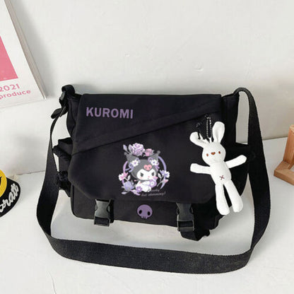 My Melody Messenger Bag Kuromi My Melody Shoulder Bag Backpack Unisex Bag