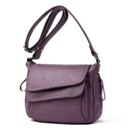 Genuine Leather Luxury Handbag Bag Summer White Purse Shoulder Messenger Bag 1PC