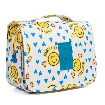 Solid Makeup Bag Toiletries Organizer Traveling Kit Cosmetic Purse 18.5*24*9.5CM