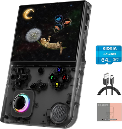 RG40XXV Handheld Game Console 4.0" IPS Screen, 64GB -256GB TF Card