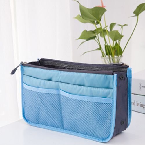 Bag Nylon Travel Insert Organizer Handbag Purse Large Liner Makeup Cosmetic Bag