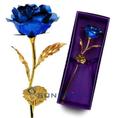 Gold Plated Real Rose 24K Dipped Flower Valentine's Day Love Gift For Her Decor