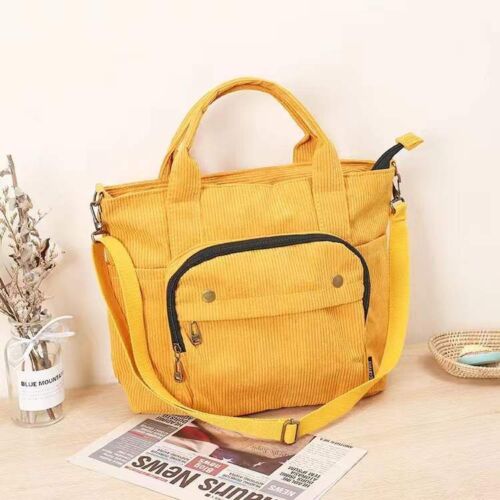 Shoulder Bag Women Vintage Shopping Bags Zipper Student Bookbag Handbags Casual