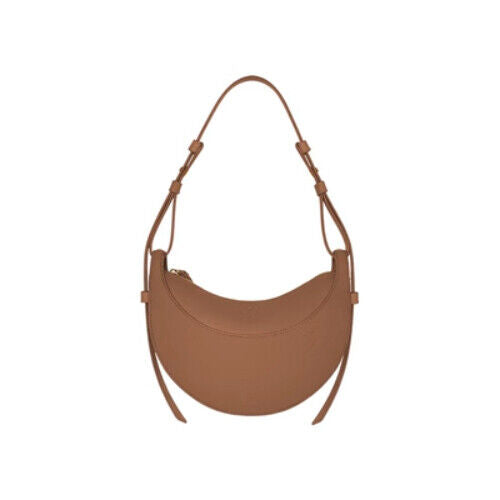 Genuine Leather Shoulder Bag Women Handbag Saddle Bag Half Bag Underarm Bag