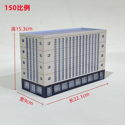 1/150 N Scale Model City Street View Scene Display Architectural Model