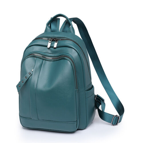 Women Ladies Backpack Purse PU Leather Zipper Bags Casual Backpacks Shoulder Bag