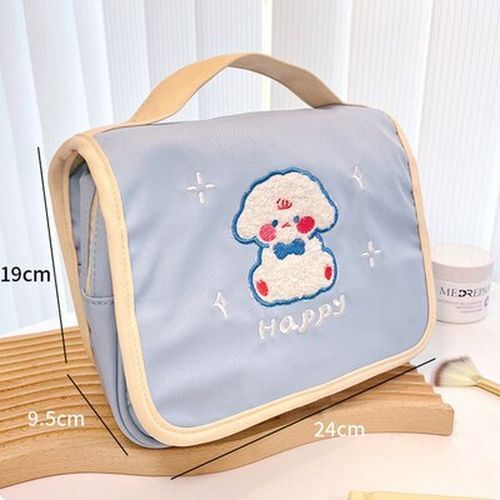 Portable Cosmetic Bag Large Travel Makeup Bags Toiletries Organizer Bathroom Bag