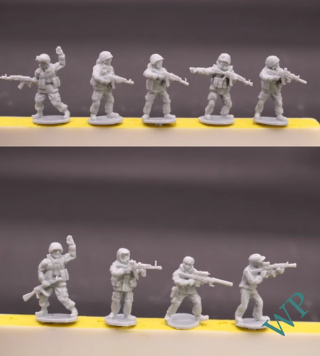 Unassembled1/72 Resin WWII Russian Army scene model/ /3d printed 2set