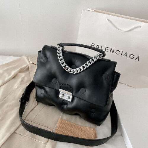 Women Cotton Feather Down Bag Crossbody Bag Handbag Shoulder Tote Bag