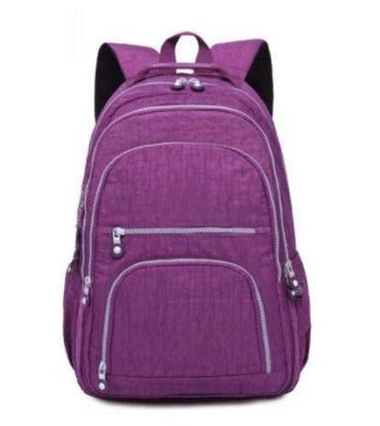 School Backpack Mochila Bag Nylon Waterproof Laptop Purse 33*16*47 CM Polyester