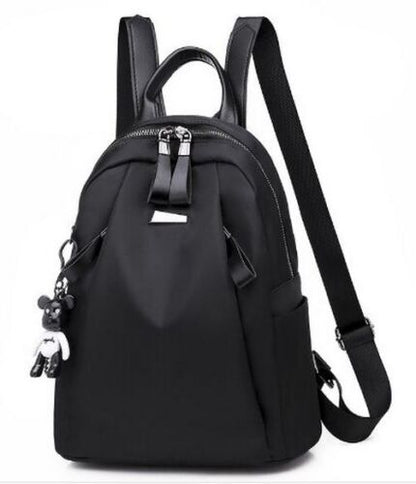 Backpack Shoulder Bag Oxford Traveling Student Book Purses Polyester 1 PC Khaki