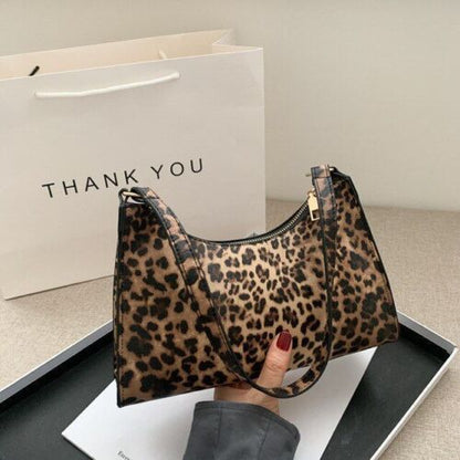 Fashion Bag Retro Casual Women Shoulder Bags Leather Solid Color Chain Handbag