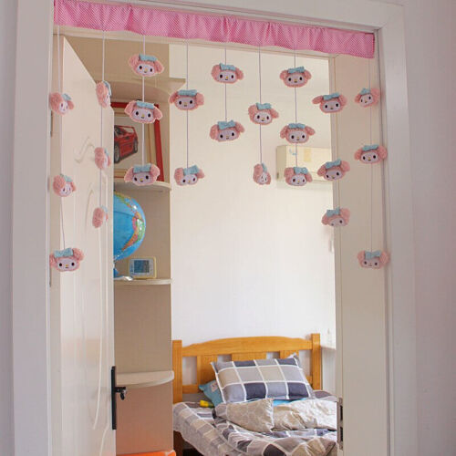Sanrio Hello Kitty Cute Kawaii Door Curtain Plush Dolls Bedroom wall Decoration