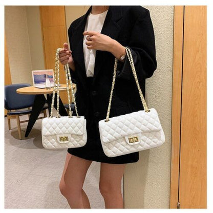 Shoulder Bag Leather Pattern Straddle Small Bag Purse Handbag 26*16*8 CM