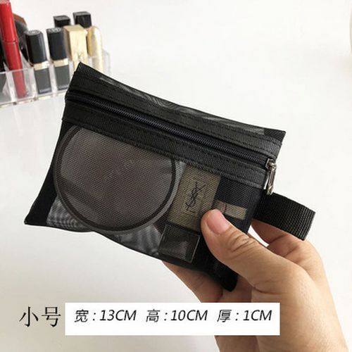 Cosmetic Bag Small Mesh Makeup Bag Organizer Lipstick Bag Ladies Toiletry Pouch