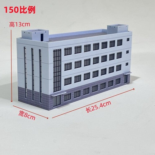 1/150 N Scale Model City Street View Scene Display Architectural Model