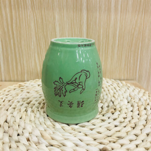 Moxibustion Can Moxa Scrapping Cup Chinese Ceramic Pot Massage Warm With Cover