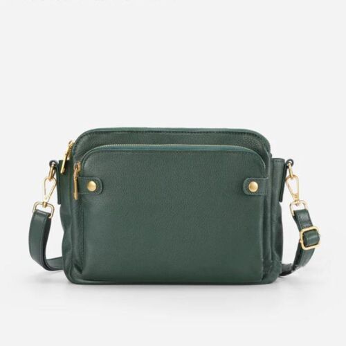 Three Layer Leather Crossbody Shoulder Bag Women's Handbag Bag Crossbody Bags