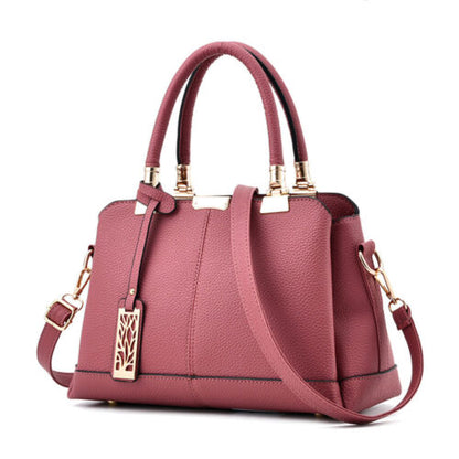 Women's Ladies PU Leather Satchel Handbag Shoulder Tote Messenger Crossbody Bag