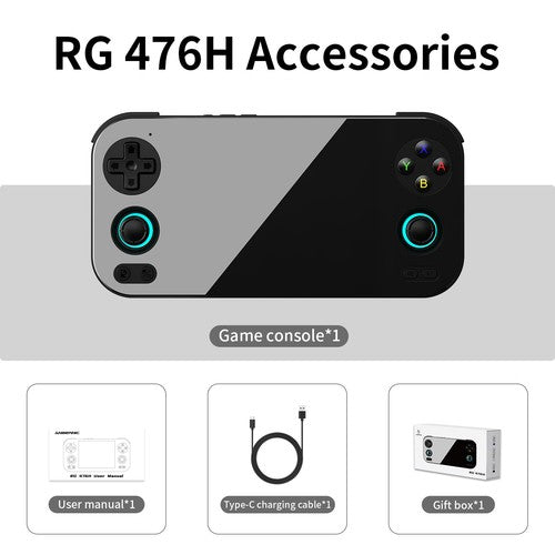RG476H touch full screen PS1 PS2 Genshin Impact King Ambronic game console PSP