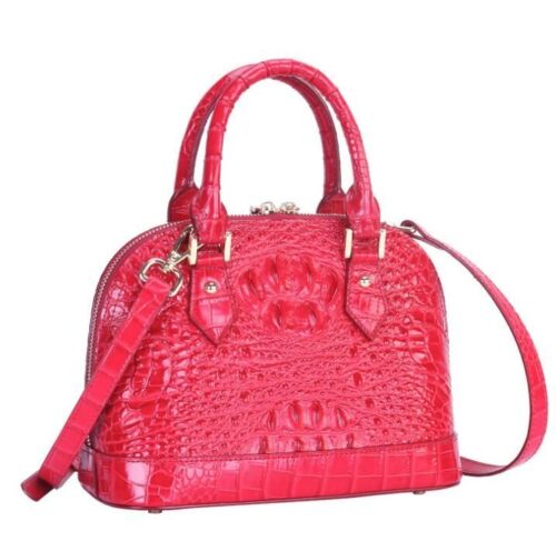 Handbag Leather Shoulder Bags Cowhide Tote Crocodile Pattern Genuine Leather Bag
