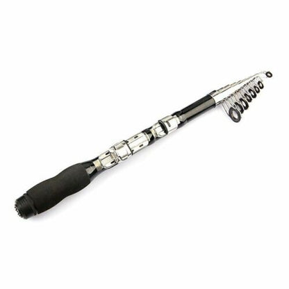 Fishing Rod 1Pcs Retractable Bass Hard Bait Casting Mini Portable Spinning Reel