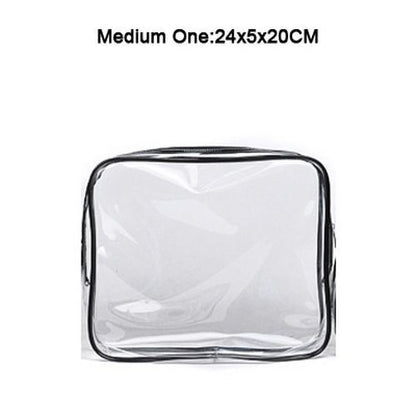 Traveling Transparent Cosmetic Makeup Bag Organizer Toiletry Case Waterproof PVC