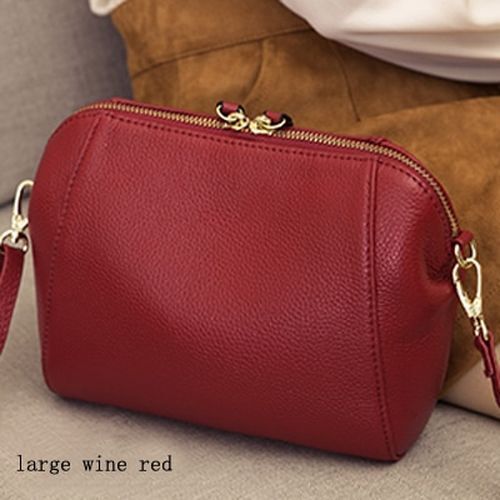 Genuine Leather Shoulder Bags Handbag Shopping Tots Messenger Crossbody S/L Size