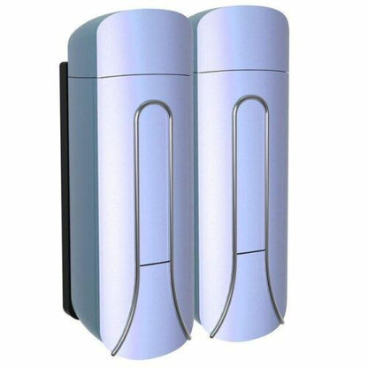 Liquid Soap Dispenser Bathroom Wall Mounted Kitchen Plastic 350ml Shower Gel Abs
