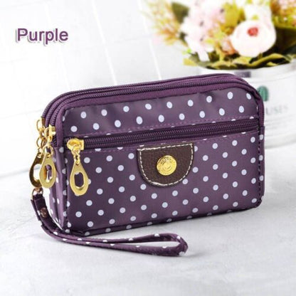 Fashion Women Wallets Small Handbags Canvas Zipper Clutch Coin Purse Pocket 1PC