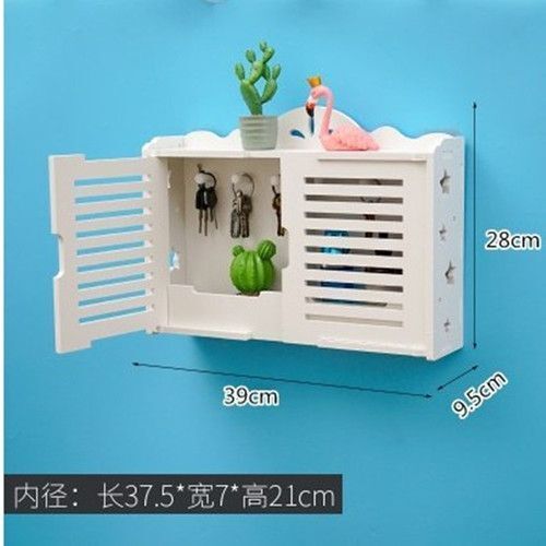 Key Holder Wood Box Organizer Mini Cabinet Frame Hanging Living Room Decorations