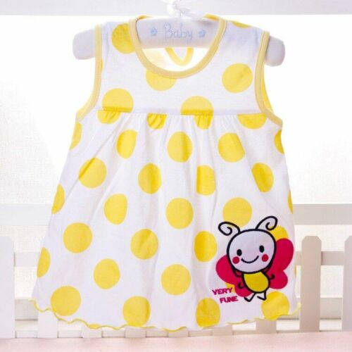 Baby Dress Girls Infantile Cotton Children's Clothes Flower Style Kids Clothing