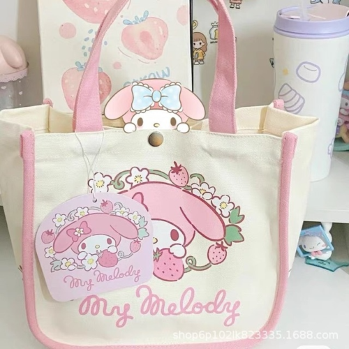 Sanrio Hello Kitty My Melody Back pack Hand Bag Lunch Bag Large Capacity Storage