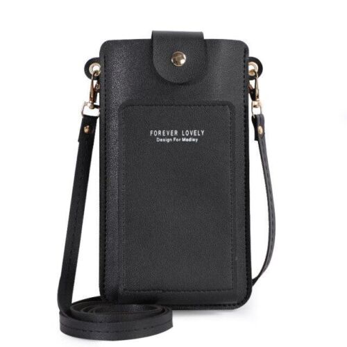 Small Crossbody Shoulder Bag Synthetic Leather Phone Holder Purse Messenger Bags