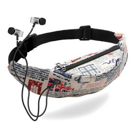 Women Waist Bag Waterproof Canvas Belt Bag Fanny Pack Sling Bags Phone Pouch 1PC