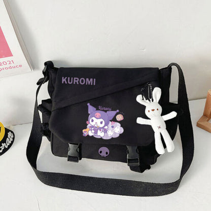 My Melody Messenger Bag Kuromi My Melody Shoulder Bag Backpack Unisex Bag