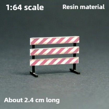 1/64 Road Work Construction Warning Sign Model Parking Scene Props Model