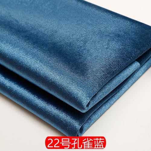 Sofa Upholstery Velour Fabric Thick European Soft Roll Cushion Velvet DIY Cloth